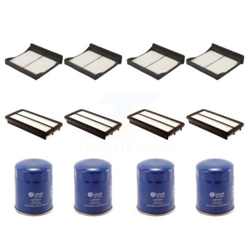 4x Air + 4x Cabin + 4x Engine Oil Filter (12 Total) Kit For Subaru XV Crosstrek KFM-102117