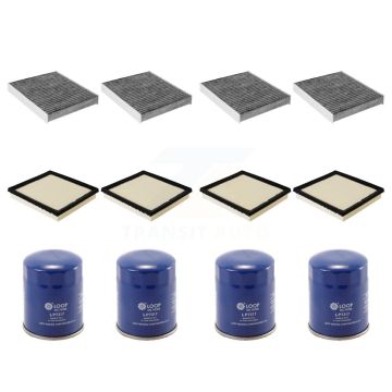 4x Air + 4x Cabin + 4x Engine Oil Filter (12 Total) Kit For Subaru Crosstrek Impreza KFM-102121