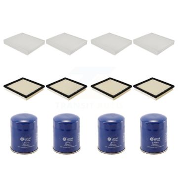 4x Air + 4x Cabin + 4x Engine Oil Filter (12 Total) Kit For Subaru Crosstrek Impreza KFM-102122