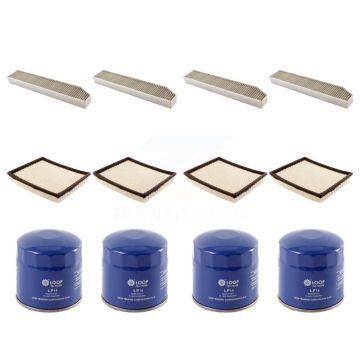 4x Air + 4x Cabin + 4x Engine Oil Filter (12 Total) Kit For Jeep Grand Cherokee KFM-102123