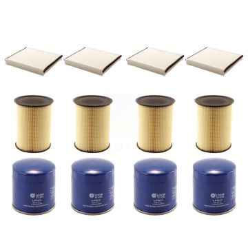 4x Air + 4x Cabin + 4x Engine Oil Filter (12 Total) Kit For Ford Escape Focus Lincoln MKC KFM-102129