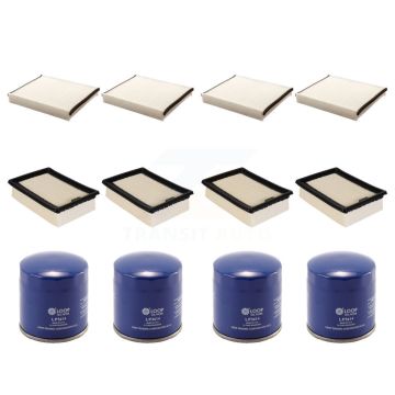 4x Air + 4x Cabin + 4x Engine Oil Filter (12 Total) Kit For Ford Escape Transit Connect KFM-102130