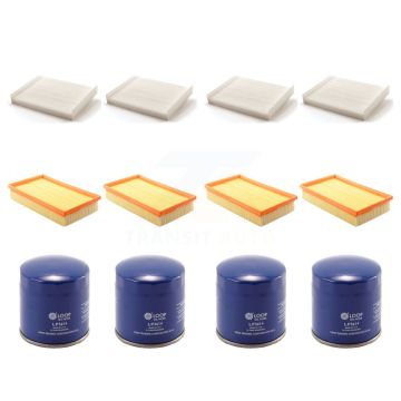 4x Air + 4x Cabin + 4x Engine Oil Filter (12 Total) Kit For Ford Fusion Mercury Milan KFM-102144