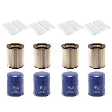 4x Air + 4x Cabin + 4x Engine Oil Filter (12 Total) Kit For Honda CR-V Civic Acura RSX KFM-102149
