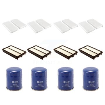 4x Air + 4x Cabin + 4x Engine Oil Filter (12 Total) Kit For 2007-2011 Honda Element KFM-102151