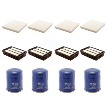 4x Air + 4x Cabin + 4x Engine Oil Filter (12 Total) Kit For Mitsubishi Lancer Outlander KFM-102156