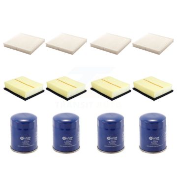 4x Air + 4x Cabin + 4x Engine Oil Filter (12 Total) Kit For Mitsubishi Eclipse Cross 1.5L KFM-102161