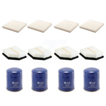 4x Air + 4x Cabin + 4x Engine Oil Filter (12 Total) Kit For Mitsubishi Outlander KFM-102162