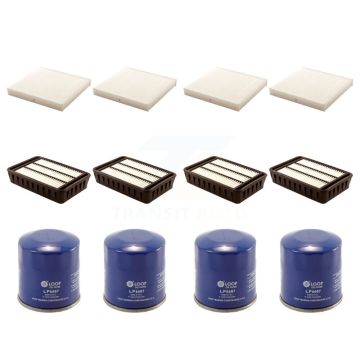 4x Air + 4x Cabin + 4x Engine Oil Filter (12 Total) Kit For 10 Mitsubishi Outlander 3.0L KFM-102166