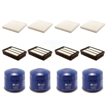 4x Air + 4x Cabin + 4x Engine Oil Filter (12 Total) Kit For 10 Mitsubishi Outlander 2.4L KFM-102167