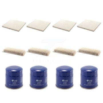 4x Air + 4x Cabin + 4x Engine Oil Filter (12 Total) Kit For Toyota Corolla Matrix KFM-102171
