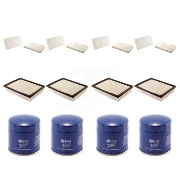4x Air + 4x Cabin + 4x Engine Oil Filter (12 Total) Kit For Chevrolet Silverado 1500 GMC KFM-102175