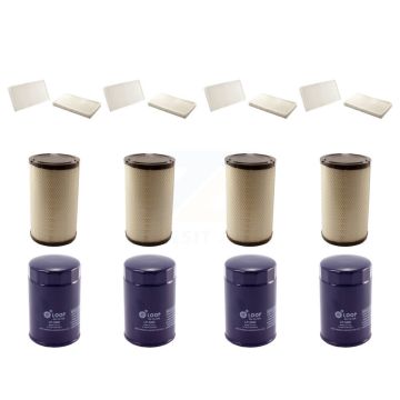 4x Air + 4x Cabin + 4x Engine Oil Filter (12 Total) Kit For Cadillac Escalade KFM-102179