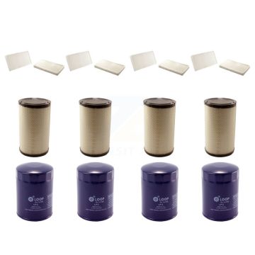 4x Air + 4x Cabin + 4x Engine Oil Filter (12 Total) Kit For Cadillac Escalade KFM-102180
