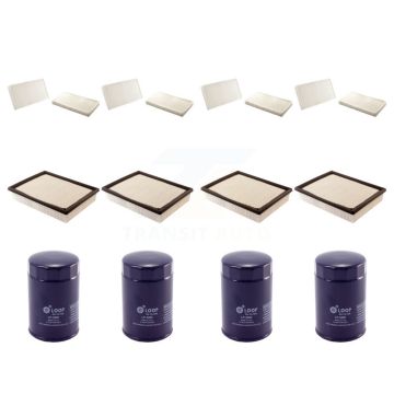 4x Air + 4x Cabin + 4x Engine Oil Filter (12 Total) Kit For GMC Sierra 1500 Chevrolet KFM-102181