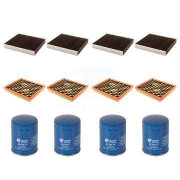 4x Air + 4x Cabin + 4x Engine Oil Filter (12 Total) Kit For 2011-2016 Buick LaCrosse 3.6L KFM-102185