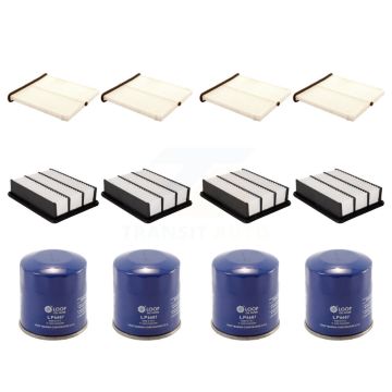 4x Air + 4x Cabin + 4x Engine Oil Filter (12 Total) Kit For Mazda CX-5 6 KFM-102189
