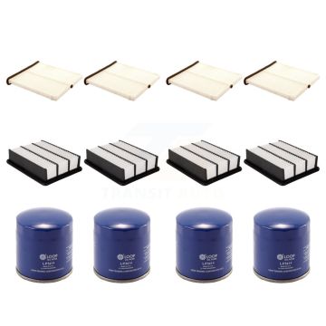 4x Air + 4x Cabin + 4x Engine Oil Filter (12 Total) Kit For 2019 Mazda CX-5 2.2L KFM-102190