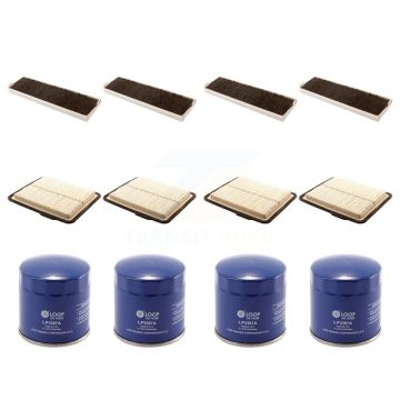 4x Air + 4x Cabin + 4x Engine Oil Filter (12 Total) Kit For Chevrolet Equinox Pontiac KFM-102192