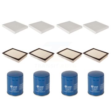 4x Air + 4x Cabin + 4x Engine Oil Filter (12 Total) Kit For GMC Chevrolet Sierra 1500 XL KFM-102194
