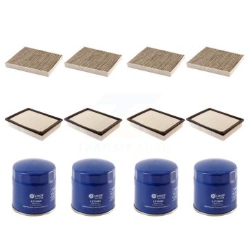 4x Air + 4x Cabin + 4x Engine Oil Filter (12 Total) Kit For 2017 GMC Sierra 2500 HD 6.0L KFM-102199