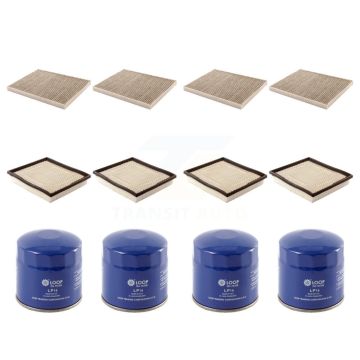 4x Air + 4x Cabin + 4x Engine Oil Filter (12 Total) Kit For Dodge Caravan Grand Chrysler KFM-102202