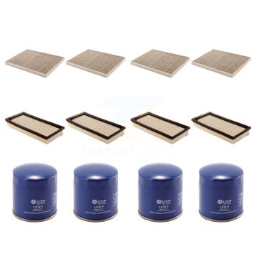 4x Air + 4x Cabin + 4x Engine Oil Filter (12 Total) Kit For 2000 Dodge Caravan 2.4L KFM-102205