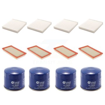 4x Air + 4x Cabin + 4x Engine Oil Filter (12 Total) Kit For Subaru BRZ Toyota 86 KFM-102209