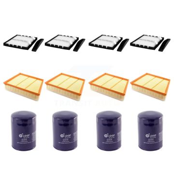 4x Air + 4x Cabin + 4x Engine Oil Filter (12 Total) Kit For GMC Chevrolet Sierra 2500 HD KFM-102212