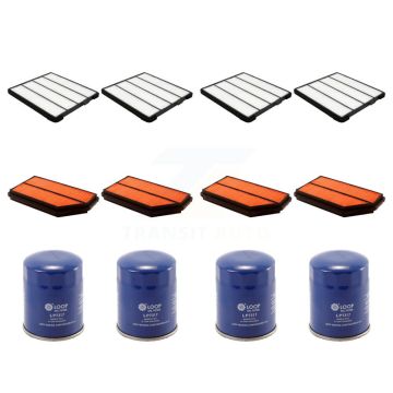 4x Air + 4x Cabin + 4x Engine Oil Filter (12 Total) Kit For Honda Pilot Acura MDX KFM-102214