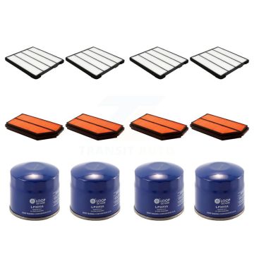 4x Air + 4x Cabin + 4x Engine Oil Filter (12 Total) Kit For 2001-2002 Acura MDX 3.5L KFM-102216