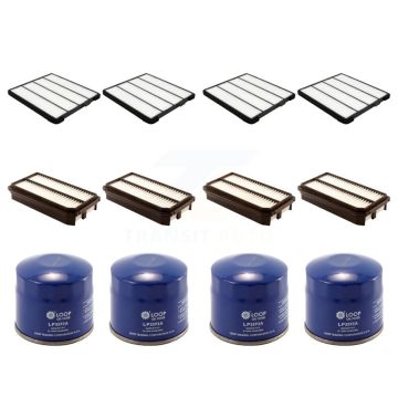 4x Air + 4x Cabin + 4x Engine Oil Filter (12 Total) Kit For 1999-2001 Honda Odyssey 3.5L KFM-102217