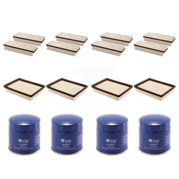 4x Air + 4x Cabin + 4x Engine Oil Filter (12 Total) Kit For Pontiac Montana Chevrolet KFM-102221