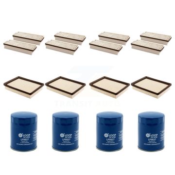 4x Air + 4x Cabin + 4x Engine Oil Filter (12 Total) Kit For Pontiac Montana Chevrolet KFM-102222