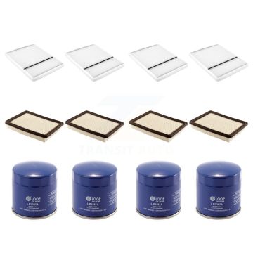 4x Air + 4x Cabin + 4x Engine Oil Filter (12 Total) Kit For Buick LeSabre Pontiac 3.8L KFM-102226