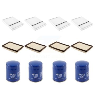 4x Air + 4x Cabin + 4x Engine Oil Filter (12 Total) Kit For 2000 Cadillac DeVille 4.6L KFM-102230