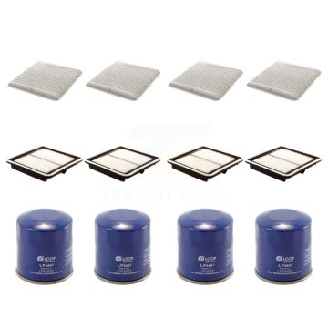 4x Air + 4x Cabin + 4x Engine Oil Filter (12 Total) Kit For Subaru Outback Legacy KFM-102239