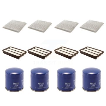 4x Air + 4x Cabin + 4x Engine Oil Filter (12 Total) Kit For 2003 Toyota Sienna 3.0L KFM-102241