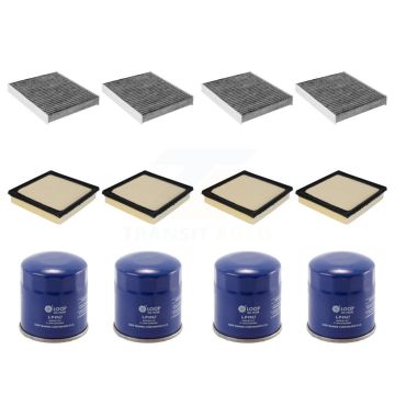 4x Air + 4x Cabin + 4x Engine Oil Filter (12 Total) Kit For Toyota RAV4 Camry Lexus NX350 KFM-102245