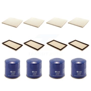 4x Air + 4x Cabin + 4x Engine Oil Filter (12 Total) Kit For Nissan Altima Murano Maxima KFM-102250