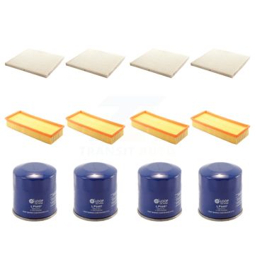 4x Air + 4x Cabin + 4x Engine Oil Filter (12 Total) Kit For Nissan Altima KFM-102251