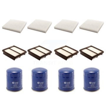 4x Air + 4x Cabin + 4x Engine Oil Filter (12 Total) Kit For Honda Fit KFM-102261