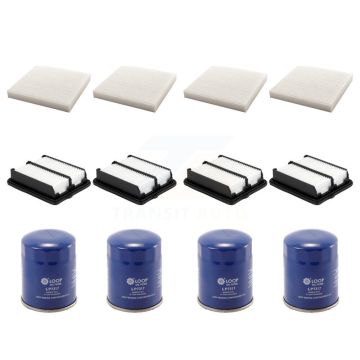 4x Air + 4x Cabin + 4x Engine Oil Filter (12 Total) Kit For 2010-2014 Honda Insight KFM-102262