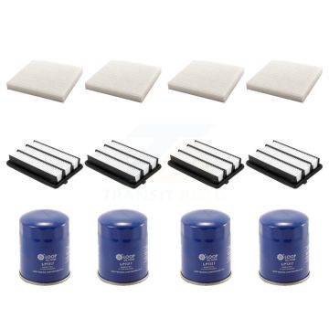4x Air + 4x Cabin + 4x Engine Oil Filter (12 Total) Kit For Honda Civic KFM-102268