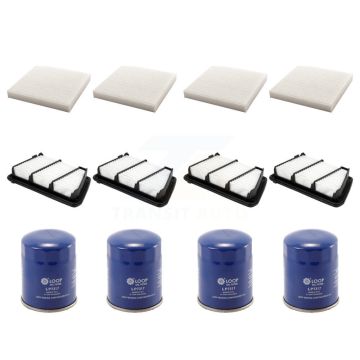4x Air + 4x Cabin + 4x Engine Oil Filter (12 Total) Kit For 2017-2018 Honda CR-V 2.4L KFM-102269