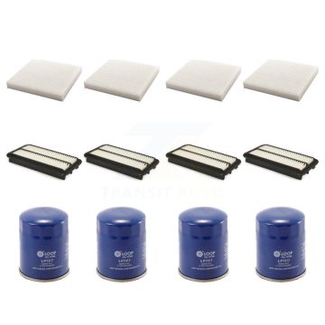 4x Air + 4x Cabin + 4x Engine Oil Filter (12 Total) Kit For Honda Odyssey Acura TLX KFM-102270