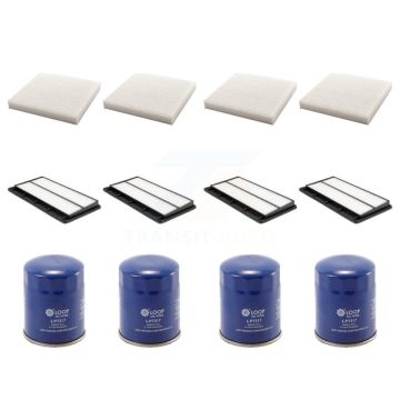 4x Air + 4x Cabin + 4x Engine Oil Filter (12 Total) Kit For Acura MDX Honda Pilot 3.5L KFM-102275