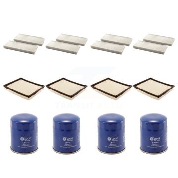 4x Air + 4x Cabin + 4x Engine Oil Filter (12 Total) Kit For Nissan Frontier Pathfinder KFM-102279