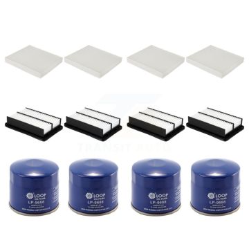 4x Air + 4x Cabin + 4x Engine Oil Filter (12 Total) Kit For Kia Seltos KFM-102284