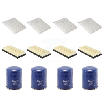 4x Air + 4x Cabin + 4x Engine Oil Filter (12 Total) Kit For Mitsubishi Mirage G4 KFM-102286